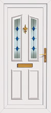 Light and dark brown doors
