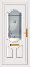 Srippolyte glazed front door